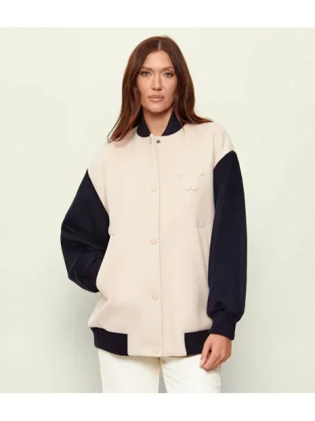 Weekend Max Mara Geacă de primăvară-toamnă DELLISSE nisipiu / albastru închis bej