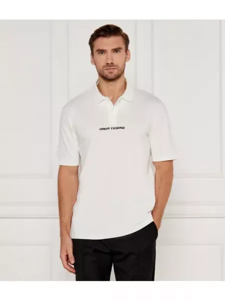 Armani Exchange Polo alb