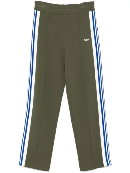 Pantaloni Autry tricotate verde