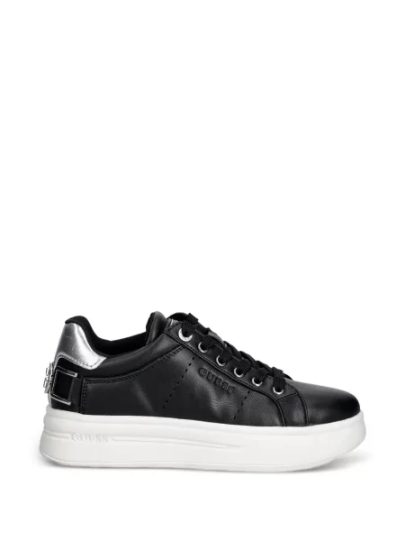 Sneakerși Guess cu autograf negru