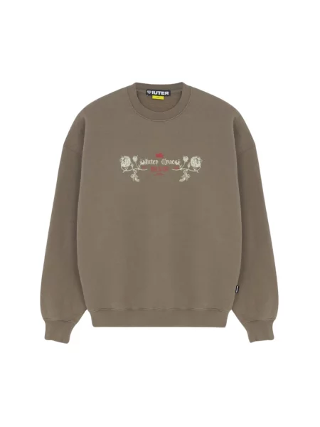 Bluza nierozpinana Iuter brązowa