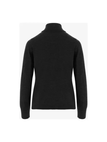 Sweter z golfem Allude czarny