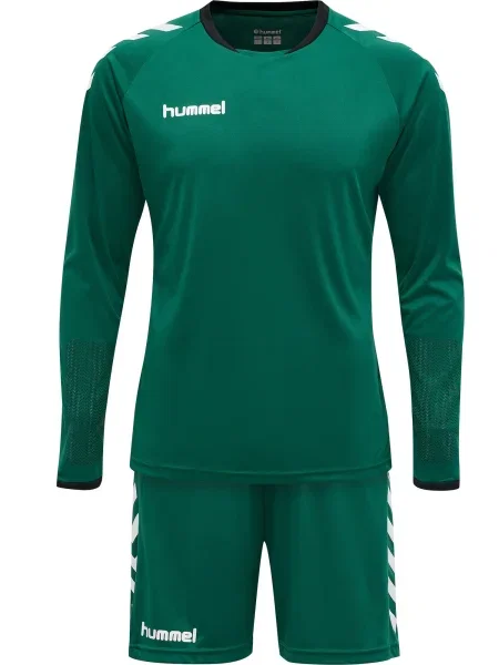 Hummel Costum de trening închis / alb verde
