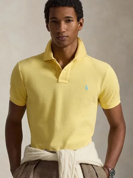 Polo Ralph Lauren Pánske polo tričko žltá