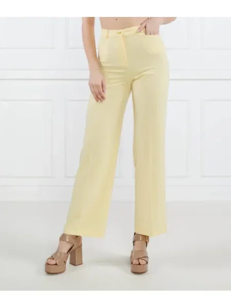 Patrizia Pepe Nadrág | flare fit sárga