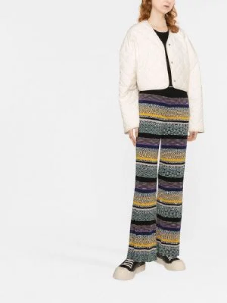 Megztos kelnės Missoni juoda