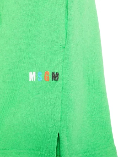 Szorty dziecięce Msgm zielone