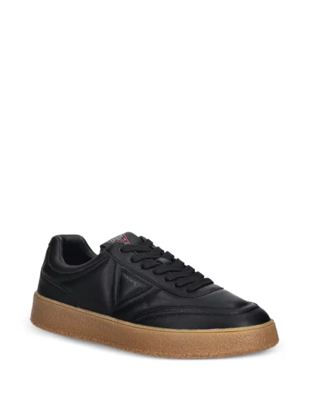 Sneakers Guess με κορδόνια με δαντέλα μαύρο