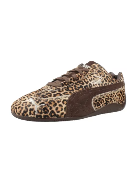 Sneakersy Puma skórzane brązowe