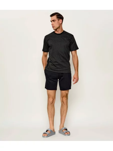 BOSS BLACK Pijama Relax Short Set negru