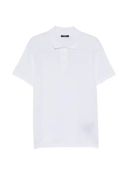 Polo majica Balmain s vezom bijela