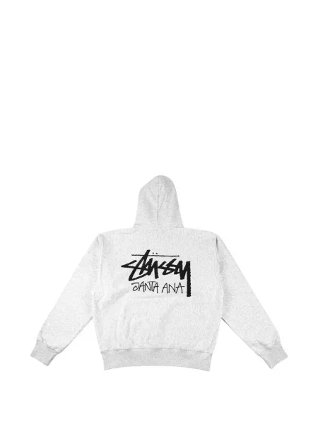 Hanorac cu glugă Stüssy cu imagine gri