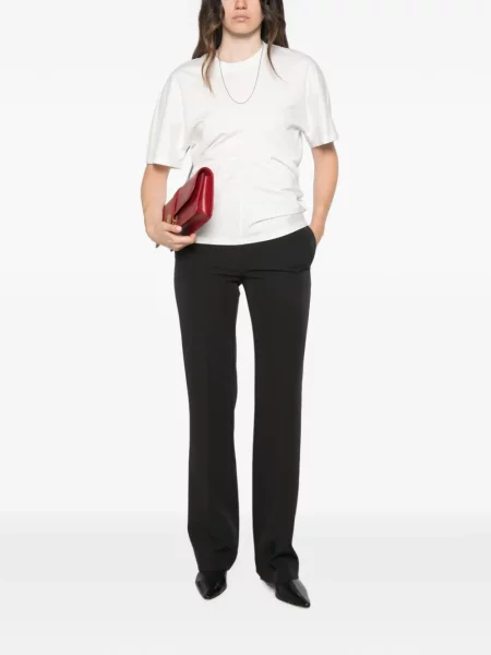 Pantaloni Ermanno Firenze cu autograf negru