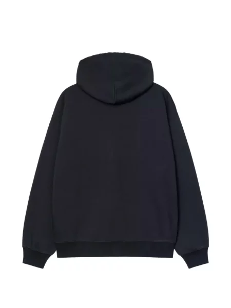 Džemperis su gobtuvu Carhartt Wip su aplikacija juoda