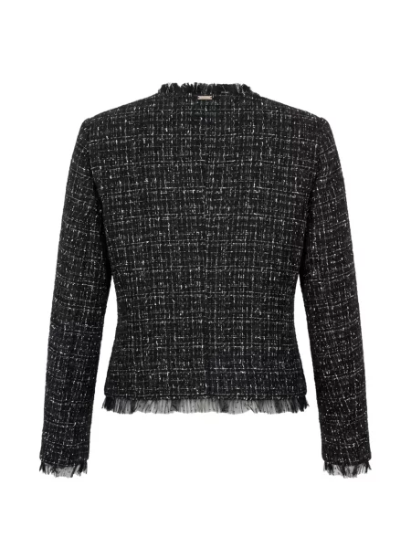 Geacă Twinset tricotate negru
