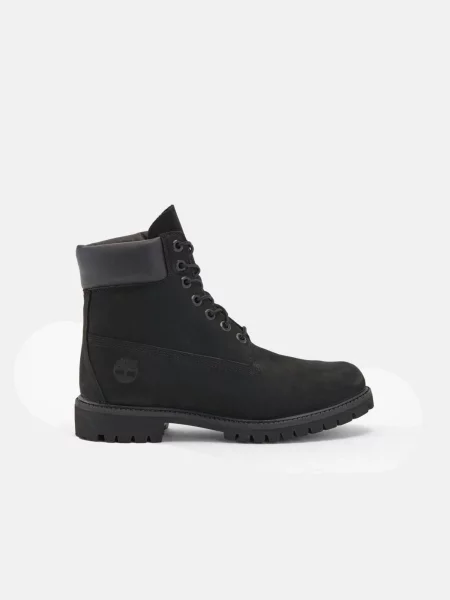 TIMBERLAND Μπότες με κορδόνια μαύρο