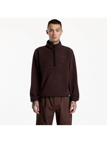 Termic hanorac din fleece Gramicci din fleece maro