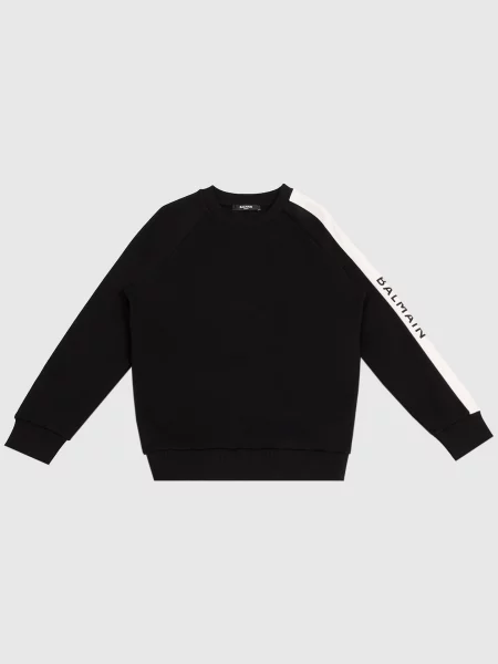 Детский свитшот Balmain черный