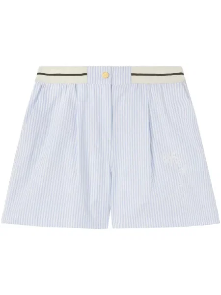 Pantaloni scurți Palm Angels cu dungi albastru