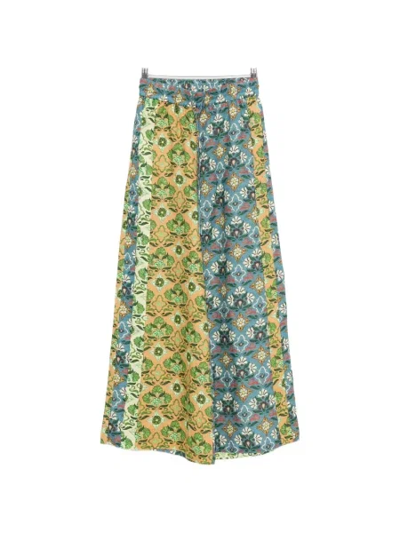 Pantaloni Alemais cu model floral cu imagine albastru