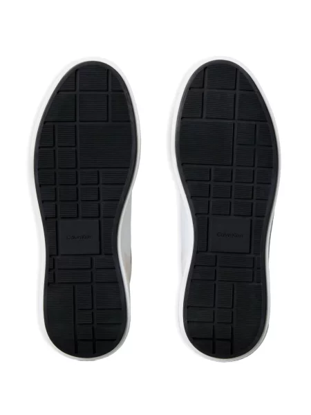 Sneakerși Calvin Klein Jeans cu autograf alb