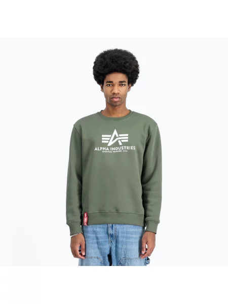 Mikina Alpha Industries Basic dark olive olivový