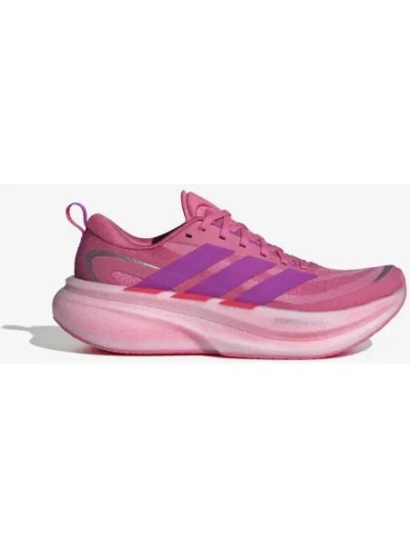 Buty do biegania adidas Supernova Glide różowy czerwony