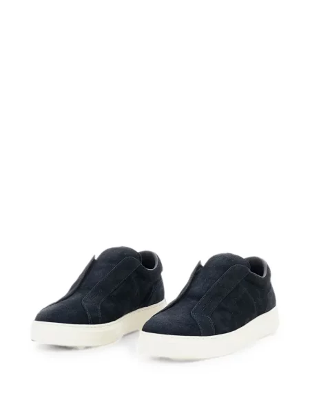 Chiloți Hogan din piele slip-on albastru