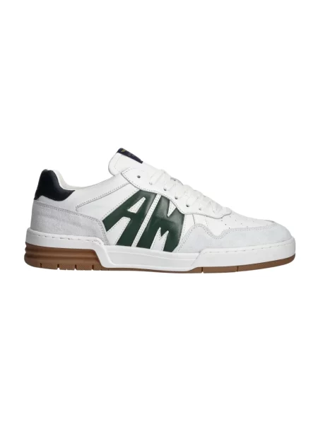 Sneakersy Aeronautica Militare skórzane białe