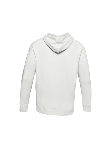 Hanorac cu glugă Under Armour din fleece alb