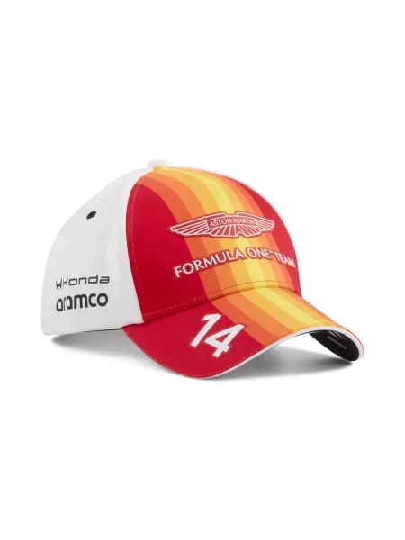 Replika czapki z daszkiem PUMA x ASTON MARTIN ARAMCO TEAM Fernando Alonso Special Akcesoria BiaÅ‚y OSFA biała