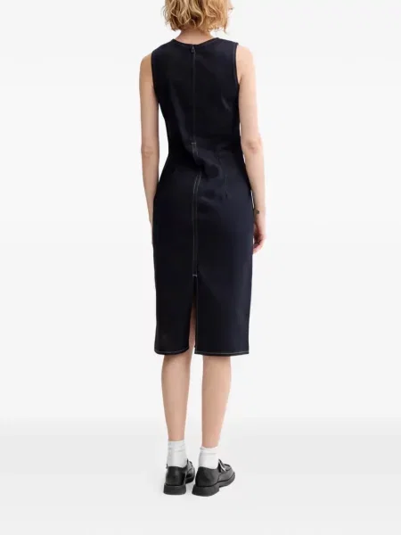 Curea Levi's® cu broderie cu cataramă cu dungi albastru