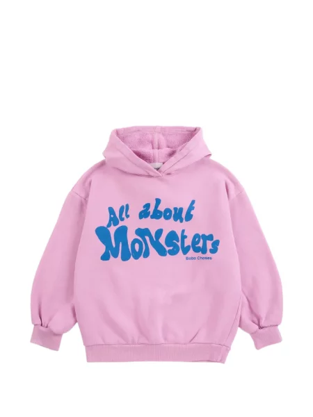 Bluza z kapturem dziecięca Bobo Choses różowa