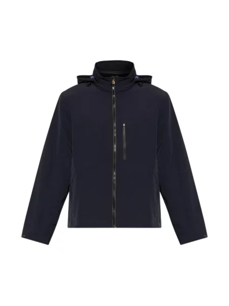 Kurtka Paul Smith z kapturem niebieska