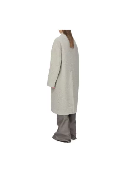Płaszcz Rick Owens wełniany szary