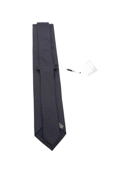 Cravată Corneliani cu imagine cu imprimeu geometric albastru