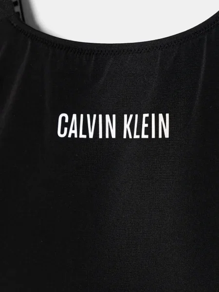 Calvin Klein Jeans egyrészes gyerek fürdőruha fekete