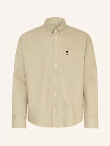 Ami Paris Koszula Comfort Fit beige beżowa