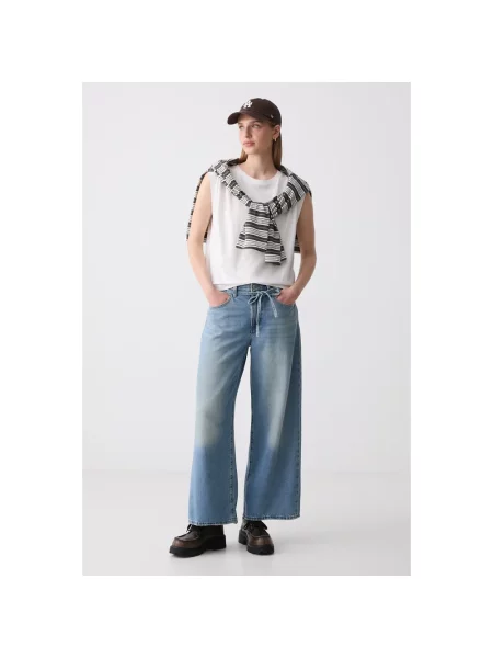 Levi's® Dżinsy Z Szerokimi Nogawkami Xl Straight blau niebieskie