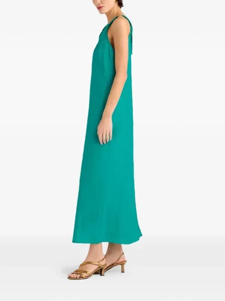 Rochie maxi Momoni cu bretele verde