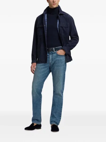 Tiesūs džinsai Ralph Lauren Purple Label mėlyna