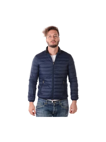 Kurtka bomber Emporio Armani niebieski
