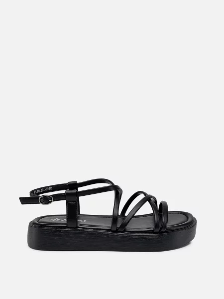 Сандалії YUKI екошкіра чорний