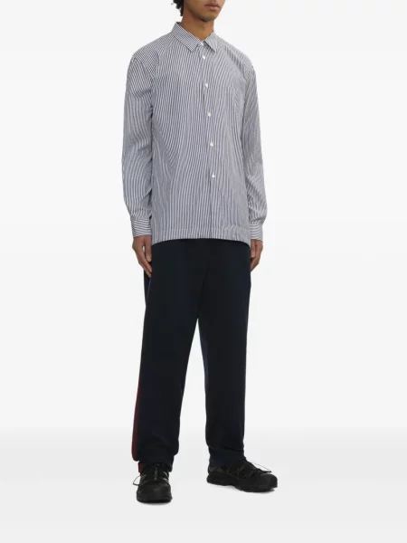 Раирана риза Comme Des Garçons Homme Deux на райета синьо