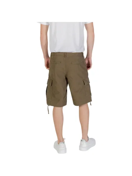 Jack & Jones pánske kapsáčové bermudy biela