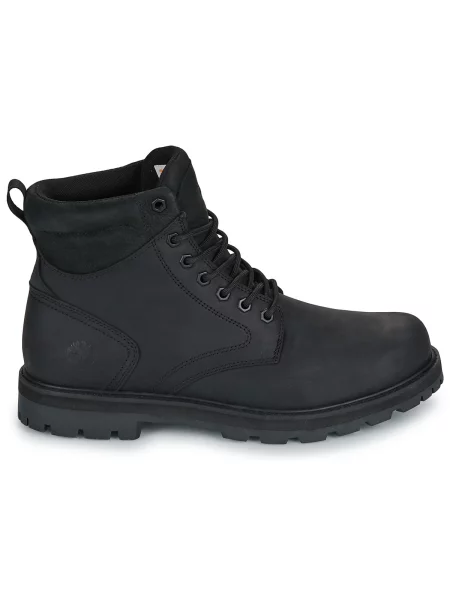 Šněrovací krajkové nepromokavé kotníkové boty Timberland černé