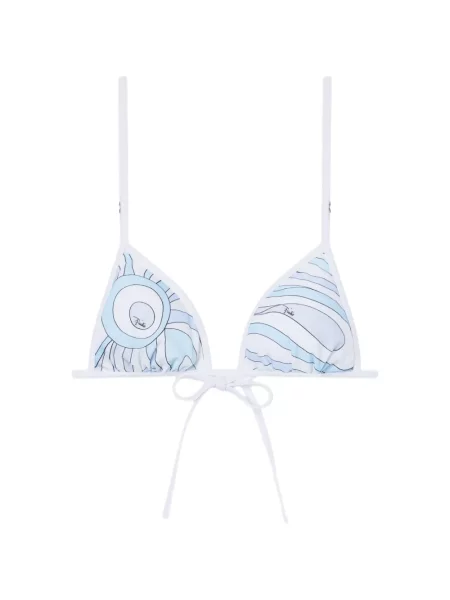 Top Pucci cu imagine alb