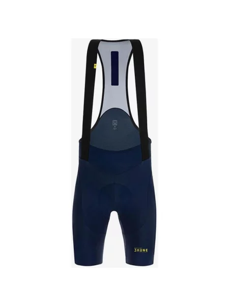 Spodenki rowerowe Santini Le Maillot Jaune Allez granatowe XS niebieskie