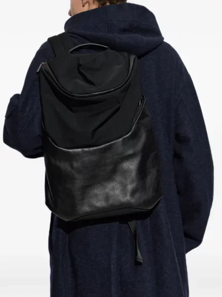 Decora rucsac Yohji Yamamoto drapat negru