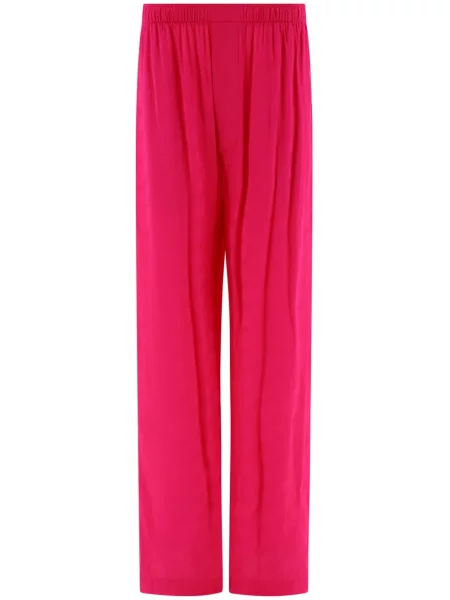 Pantaloni Balenciaga plisate roz